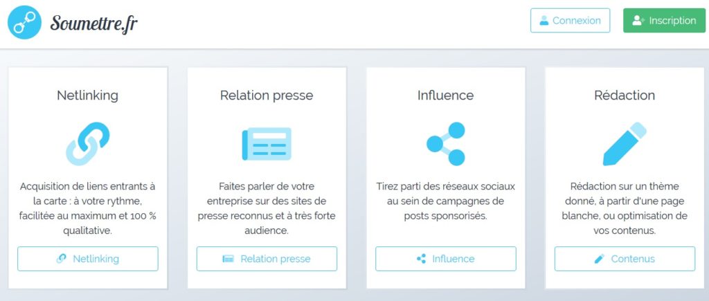 soumettre.fr - netlinking SEO WordPress
